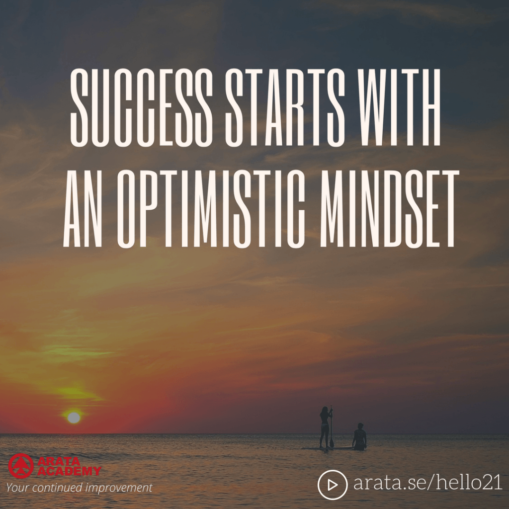 Success starts with an optimistic mindset - Seiiti Arata, Arata Academy