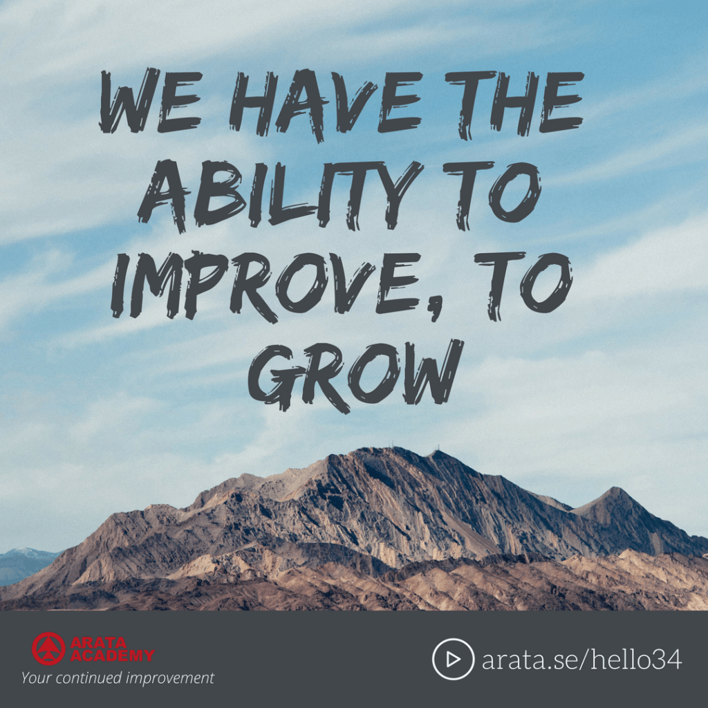 We have the ability to improve, to grow - Seiiti Arata, Arata Academy