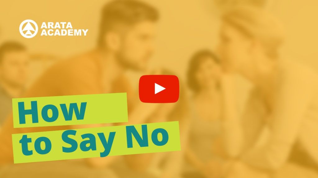 How To Say No class Arata Academy
