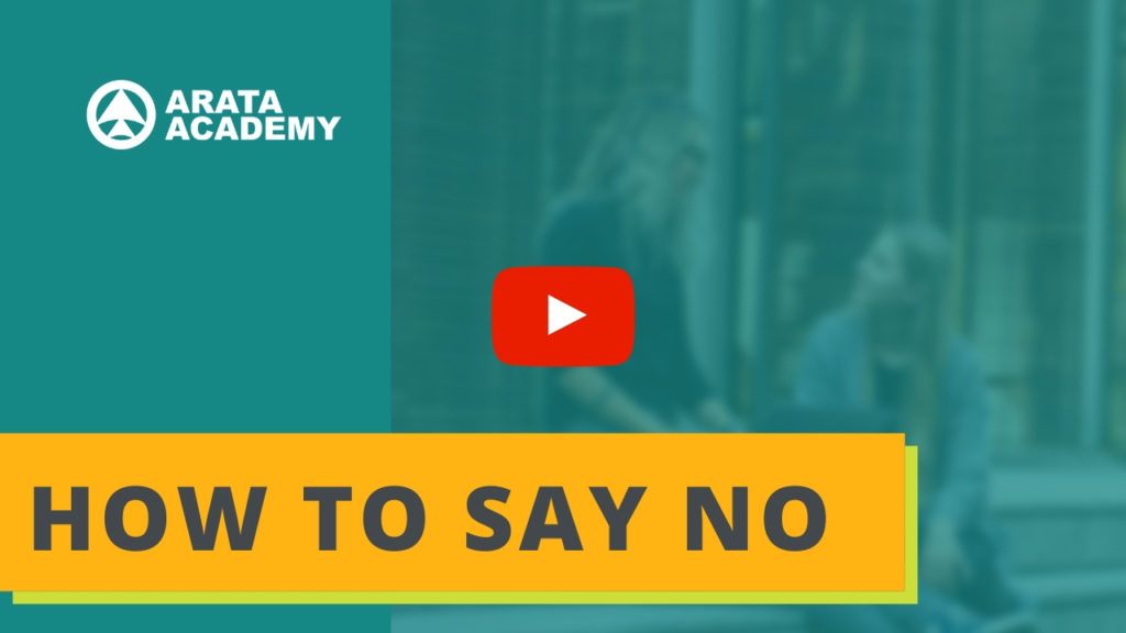 How To Say No class Arata Academy