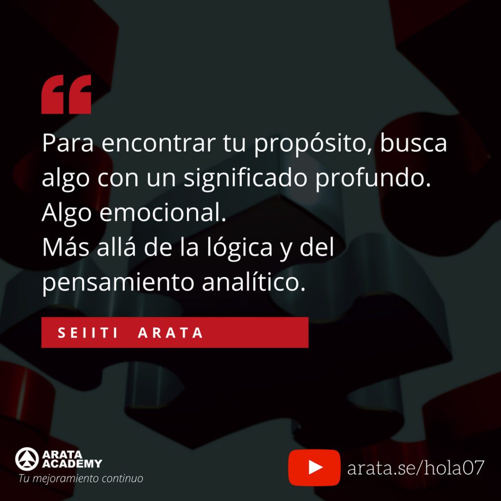 Encontrar un propósito en la vida (una referencia) - ¡Hola! Seiiti Arata 06 - Algo emocional, mas alla de la lógica.