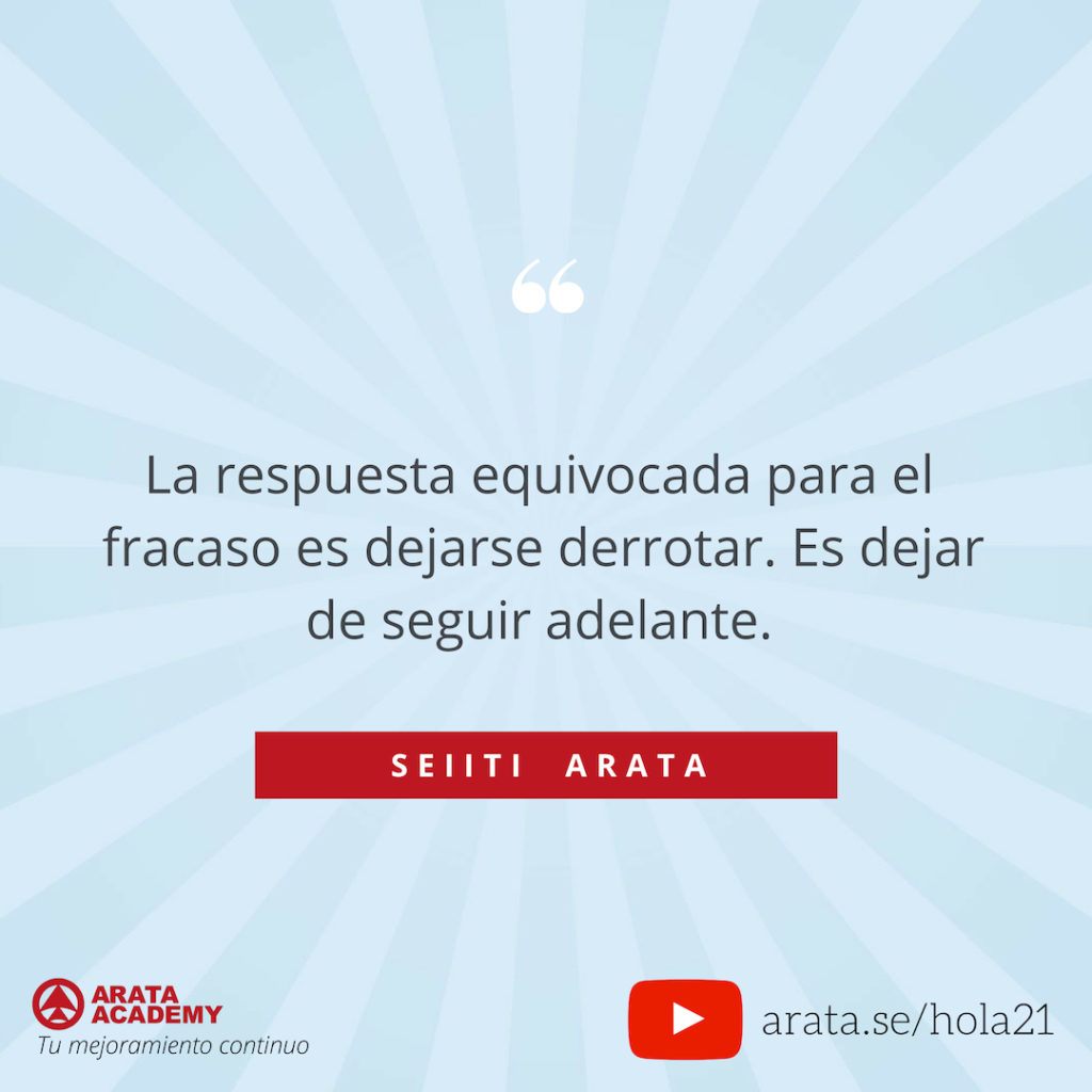 Mentalidad De Alto Desempeño: Cinco Pasos Sencillos. - ¡Hola! Seiiti Arata 21 - Respuesta equivocada.