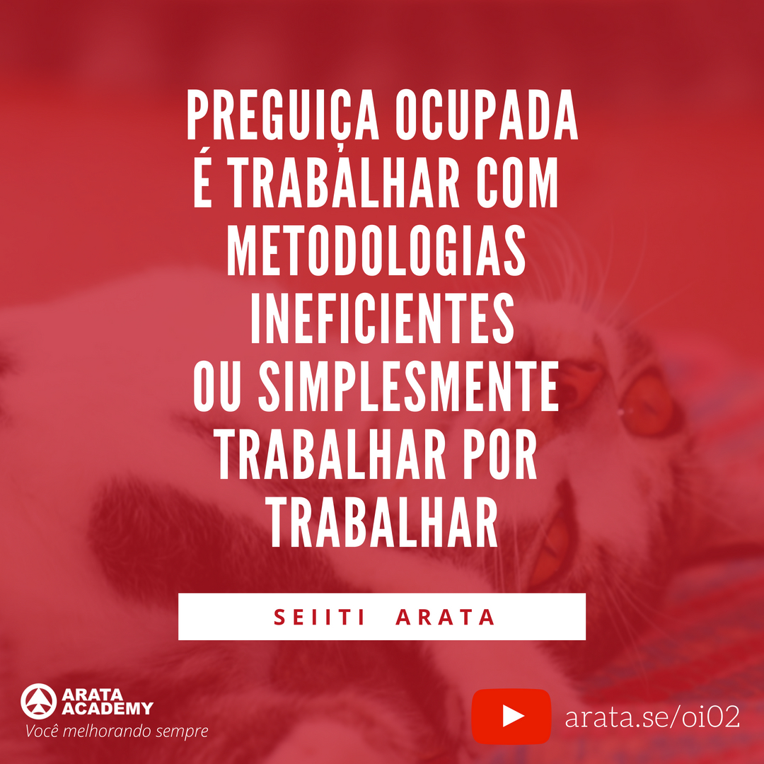 Como continuar - Oi Seiiti Arata 02 - Preguiça ocupada