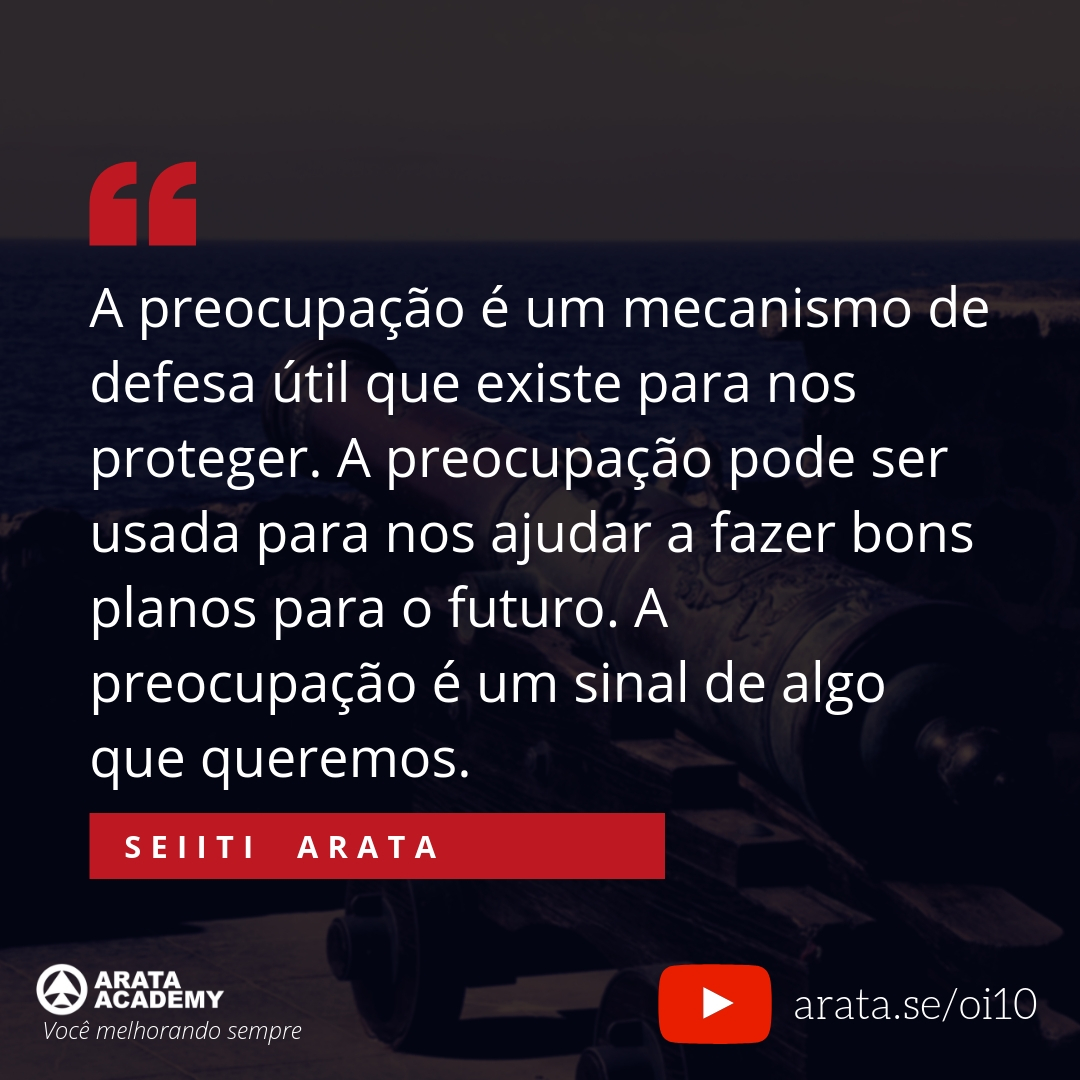 Preocupação: sinônimo de precaução ou de problema?