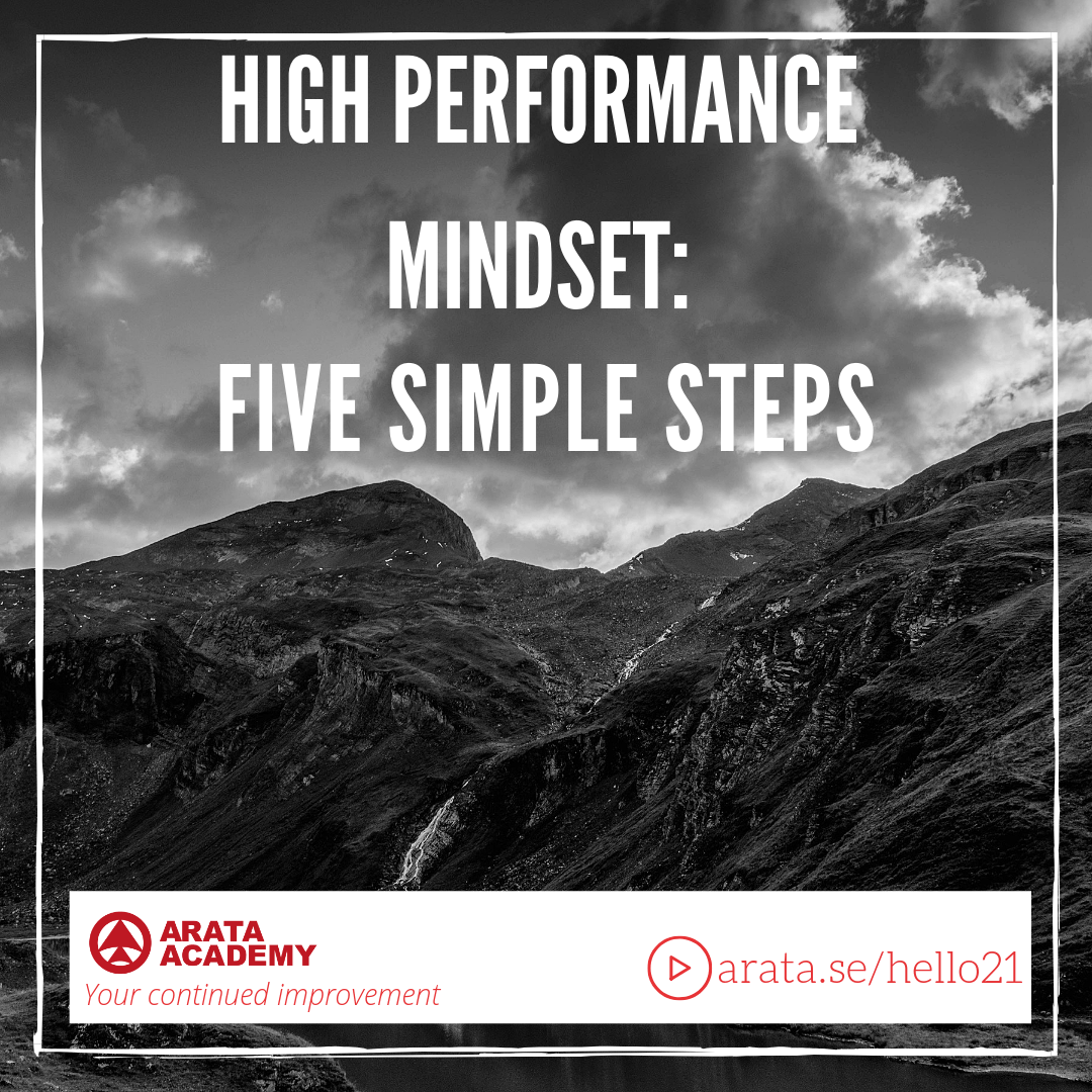 High performance mindset - Seiiti Arata, Arata Academy