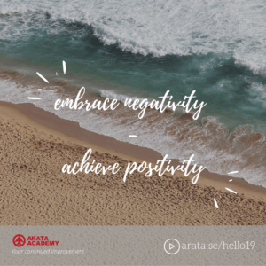 Embrace negativity, achieve positivity - Seiiti Arata, Arata Academy