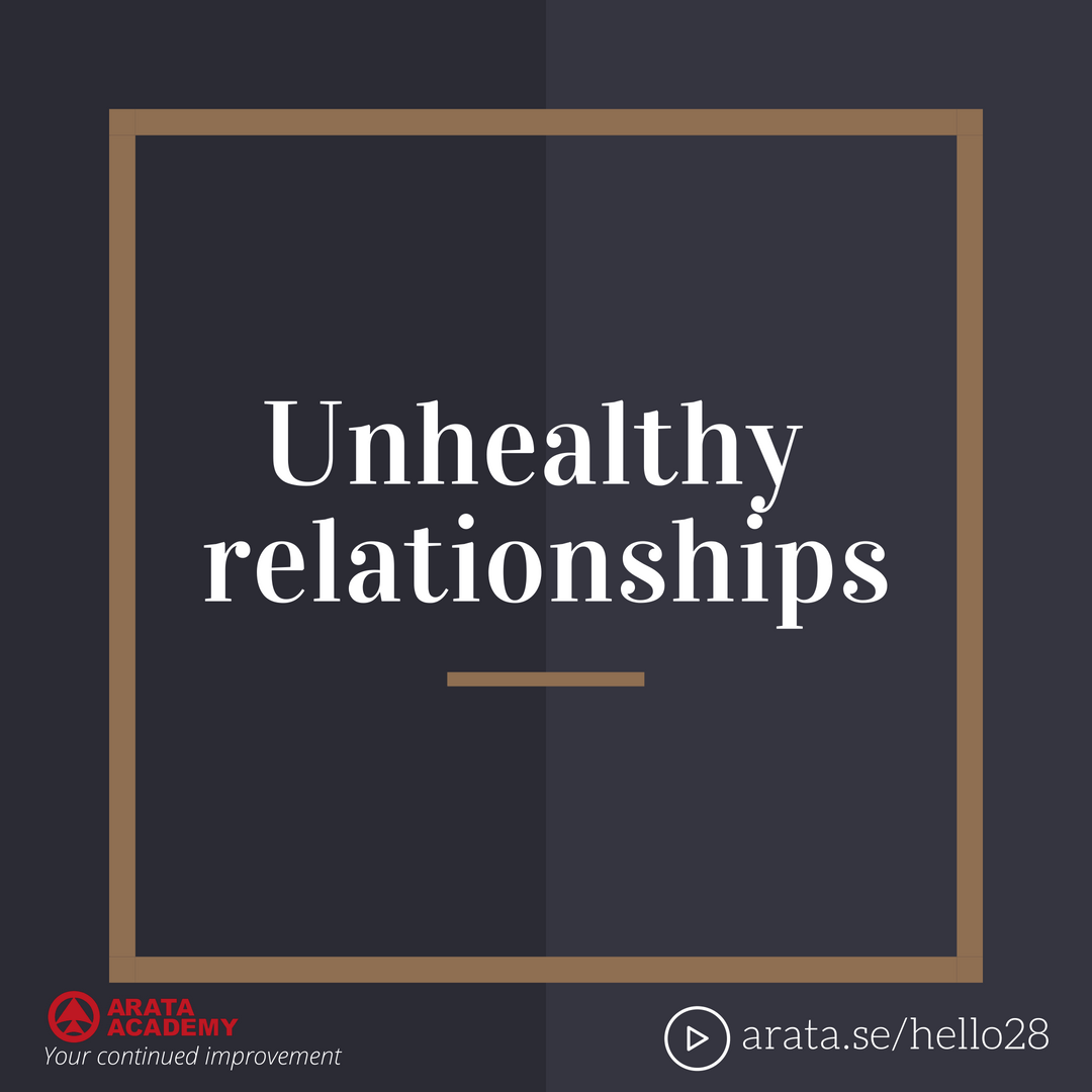 Unhealthy relationships - Seiiti Arata, Arata Academy
