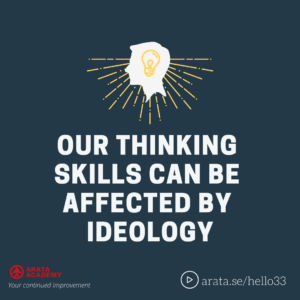 Our thinking skills can be affected by ideology - Seiiti Arata, Arata Academy