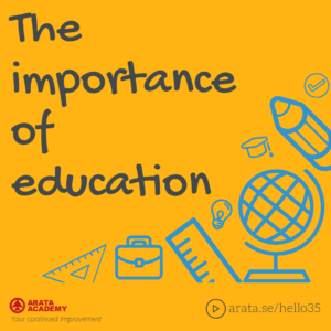 The importance of education - Seiiti Arata, Arata Academy