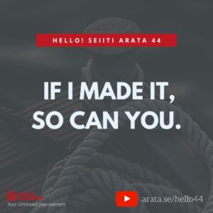 If I made it, so can you (44) - Seiiti Arata, Arata Academy