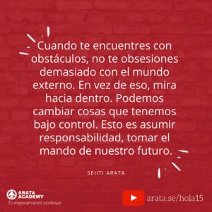 ¿Cómo podemos superar emociones destructivas? - ¡Hola! Seiiti Arata 15 - No te obsesiones demasiado.