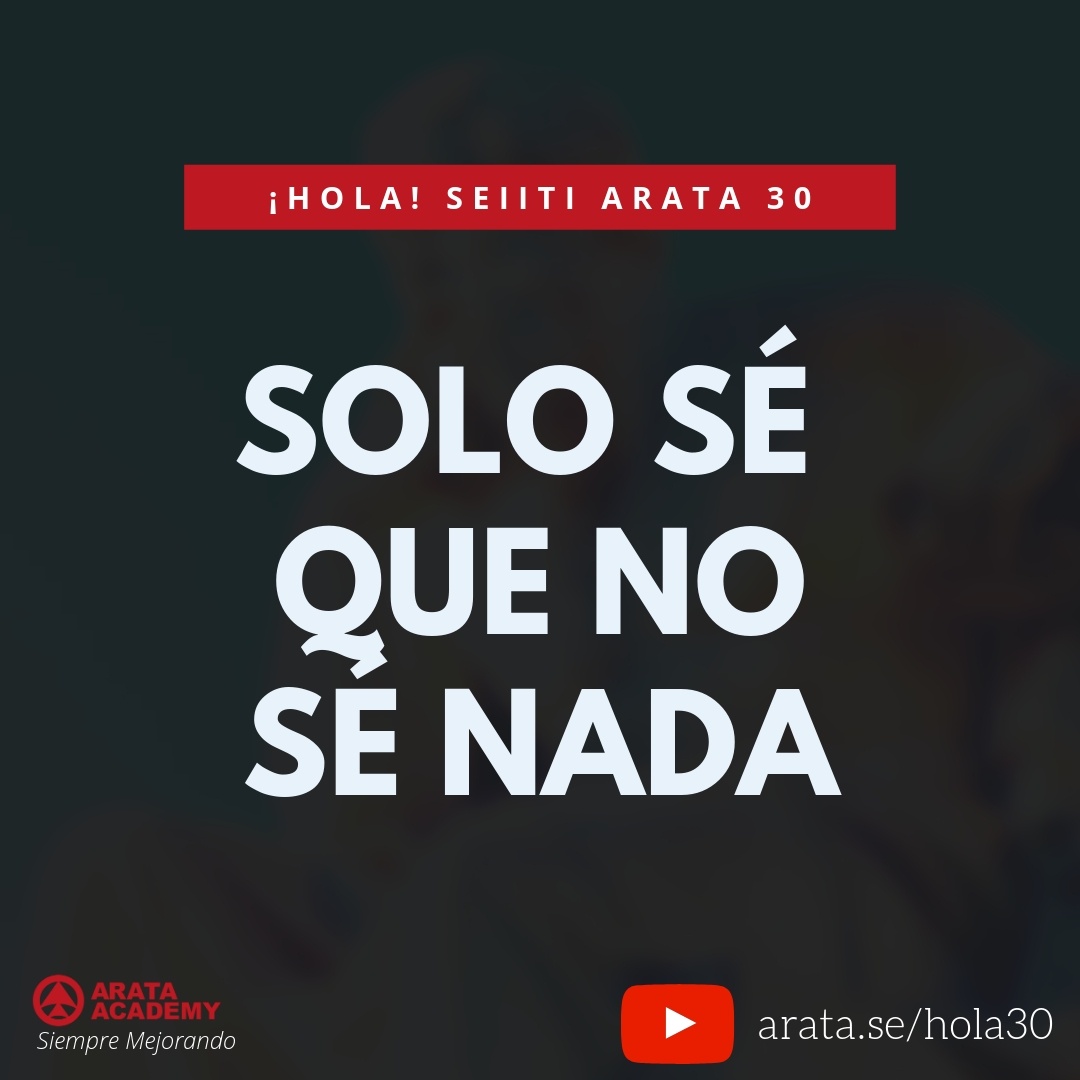 Solo sé que no sé nada (30) - Seiiti Arata, Arata Academy