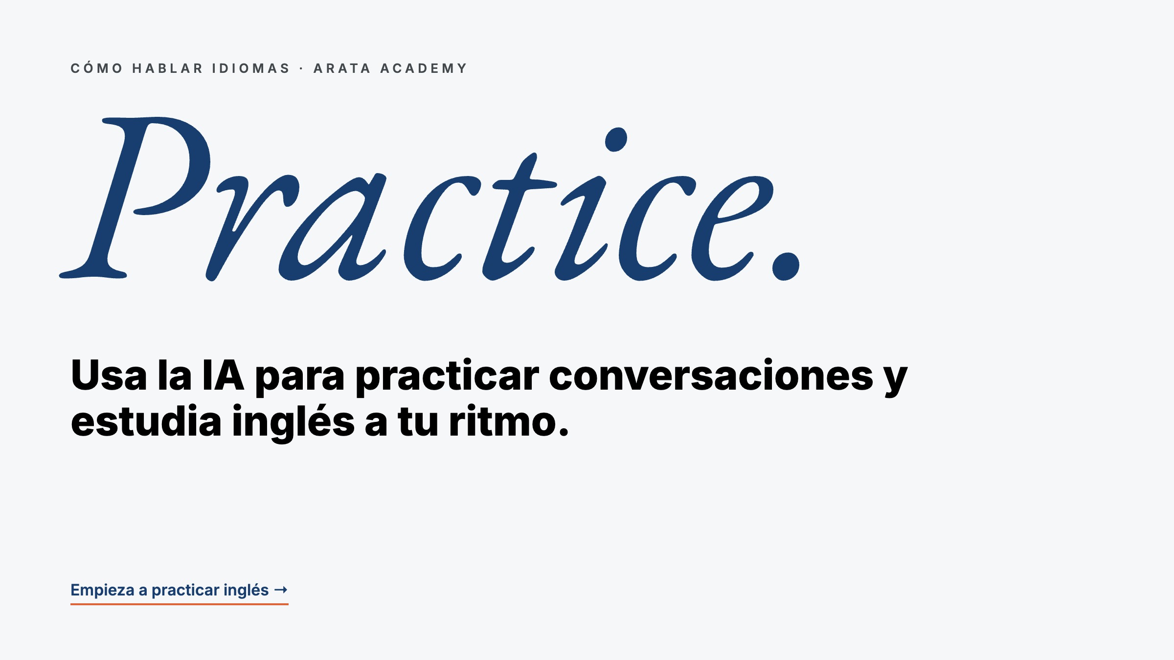 Aprender inglés por tu cuenta Arata Academy