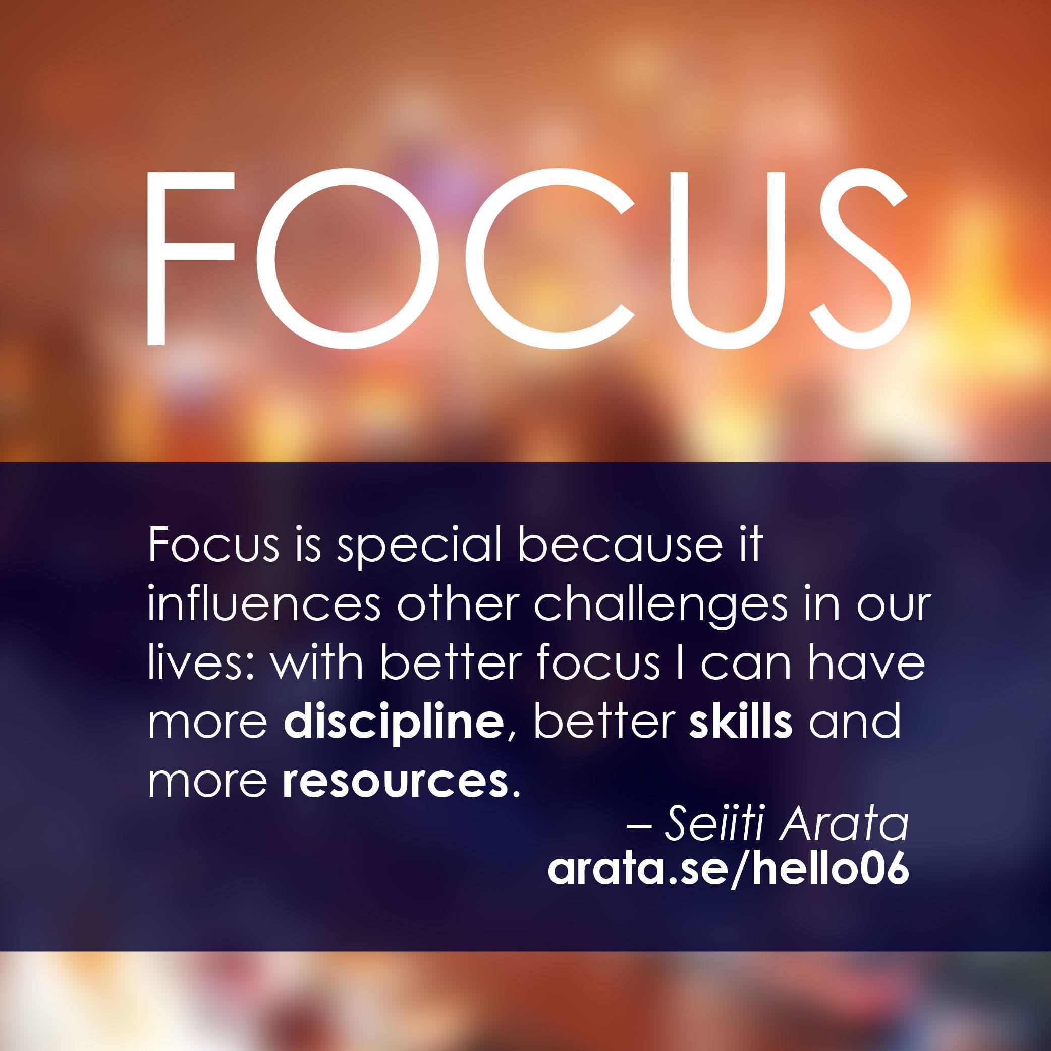 How to focus on one goal at a time